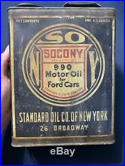 socony gallon motor early ford oil york cars