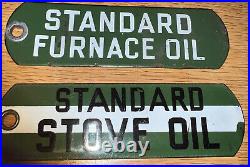 11 Pc Vintage Auto Home Oil & Gas Porcelain Tag Lot Chevron Penn Standard