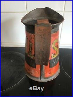 1928 Vintage Shell Oil Jug Pourer Can