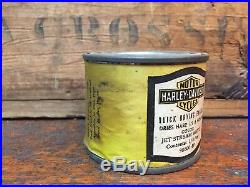1940s 1950s NOS Rare Harley Davidson Enamel Paint Can Oil Can Gas Vintage
