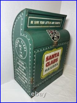 1950s VINTAGE STANDARD Oil/Gas Advertising Santa Claus Mailbox RARE 1950s VINTAGE STANDARD Oil/Gas Advertising Santa Claus Mailbox RARE