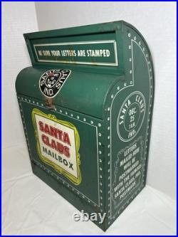 1950s VINTAGE STANDARD Oil/Gas Advertising Santa Claus Mailbox RARE 1950s VINTAGE STANDARD Oil/Gas Advertising Santa Claus Mailbox RARE