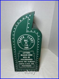 1950s VINTAGE STANDARD Oil/Gas Advertising Santa Claus Mailbox RARE 1950s VINTAGE STANDARD Oil/Gas Advertising Santa Claus Mailbox RARE