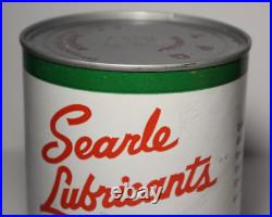 1960s Rare Old VINTAGE SEARLE MOTOR OIL CAN COUNCIL BLUFFS IOWA QUART OIL CAN