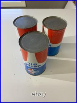 (3) Vintage Canadian Royalite Oil Quart Tins