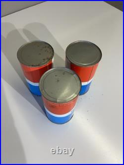(3) Vintage Canadian Royalite Oil Quart Tins