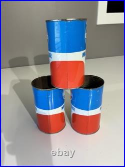 (3) Vintage Canadian Royalite Oil Quart Tins