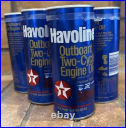 6 Vintage TEXACO Havoline Outboard Two-Cycle Engine Oil SAE 40 6 pack (FULL) 6 Vintage TEXACO Havoline Outboard Two-Cycle Engine Oil SAE 40 6 pack (FULL)