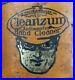 Antique Vintage Cleanzum Oilzum Hand Cleaner Tin Can Gas Oil Advertising Sign