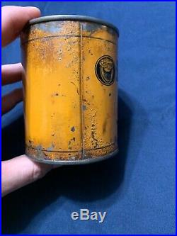 Antique Vintage Oilzum 1 Lb White & Bagley Company Oil Grease Can