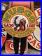 Antique Vintage Old Style Sign Musgo Michigan 24 Round Gasoline Made USA