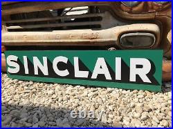 Antique Vintage Old Style Sinclair Gas Oil Shop Sign