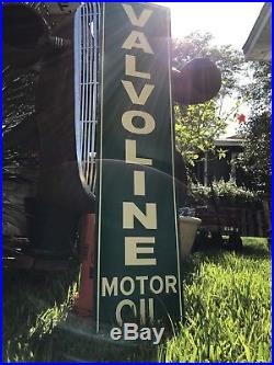 Antique Vintage Old Style Valvoline Motor Oil Sign