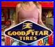 Antique Vintage Style Sign Good Year Tires NOT Porcelain Made USA 30x16