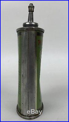 Antique Vintage WINCHESTER GUN OIL Tin Litho Oiler Can Repeating Arms Co. Green
