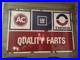 Antique style vintage look GM Pontiac dealer service Ac Delco Parts Sign