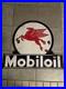 Antique style vintage look Mobiloil Pegasus dealer sales service Lollipop Sign