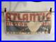 Atlantic Vintage Banner Cloth Sign Gas Oil Advertisement Heart