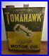 BARN FIND Vintage TOMAHAWK HI-SPEED Motor Oil Can 2 Gallons RARE