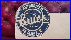 Buick Authorized Service Transmission Sign Masonite Vintage Measurements In Pics