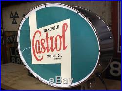 Castrol, racing, vintage, classic, oil, mancave, lightup sign, garage, workshop, shed