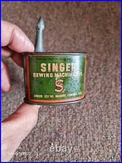 Christmases Special Old vintage singer sewing machine oil advertising items