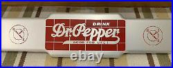 Dr. Pepper Door Push Bottle Cap Vintage Style Soda Pop Coke Sign Gas Oil Garage