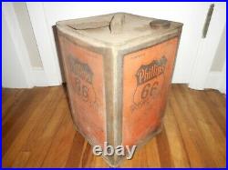 EARLY RARE Vintage PHILLIPS 66 5 GALLON MOTOR OIL ADVERTISING GAS STATION CAN