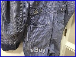 ESSO Gas & Oil Coveralls Service Station Work Uniform TRUE VINTAGE Made In USA