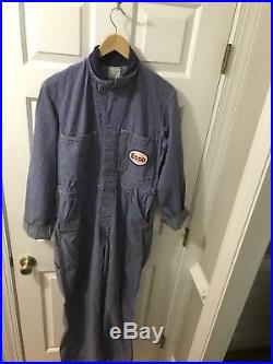 ESSO Gas & Oil Coveralls Service Station Work Uniform TRUE VINTAGE Made In USA