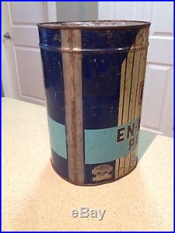 Enarco Penn 5 Quart Oil Can Collectible 1940's Rare Vintage