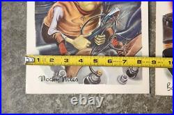 Esso Motor Oil Advertising sign Promo Car Prints 1940s Vintage Cartoon Goblin
