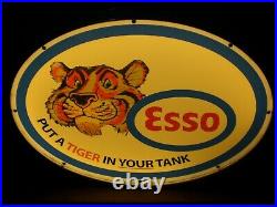 Esso, automobilia, fuel, oil, vintage, classic, mancave, lightup sign, garage, workshop