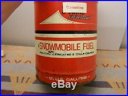 Ex! Vintage Ariens Arrow Snowmobile Fuel Gas Can Gas Oil MIX Brillion Wi
