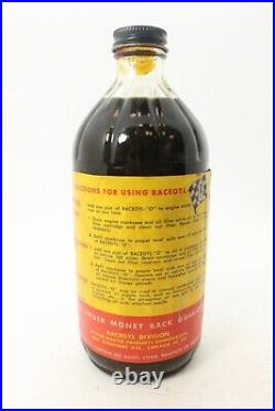 Extremely Rare RaceOyl Oil Improver Vintage Glass Bottle RaceOyl