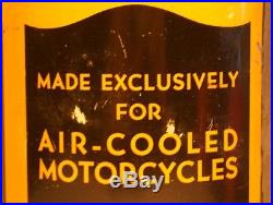 FULL 1940'S VINTAGE HARLEY DAVIDSON MOTORCYCLE MOTOR OIL Old 1 qt. Tin Can