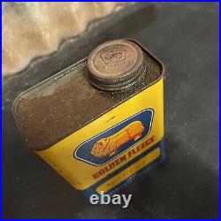 GOLDEN FLEECE 1 Quart Vintage Oil Tin