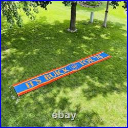 HUGE Vintage 1970's It's BUICK For'74 Gas Oil Sign Cloth Canvas Banner 19.5 HUGE Vintage 1970's It's BUICK For'74 Gas Oil Sign Cloth Canvas Banner 19.5