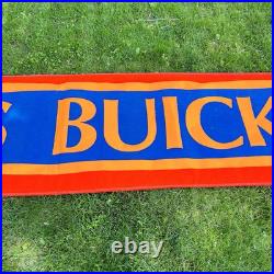 HUGE Vintage 1970's It's BUICK For'74 Gas Oil Sign Cloth Canvas Banner 19.5 HUGE Vintage 1970's It's BUICK For'74 Gas Oil Sign Cloth Canvas Banner 19.5