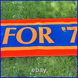 HUGE Vintage 1970's It's BUICK For'74 Gas Oil Sign Cloth Canvas Banner 19.5 HUGE Vintage 1970's It's BUICK For'74 Gas Oil Sign Cloth Canvas Banner 19.5