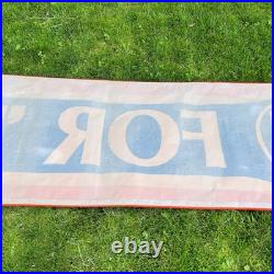 HUGE Vintage 1970's It's BUICK For'74 Gas Oil Sign Cloth Canvas Banner 19.5 HUGE Vintage 1970's It's BUICK For'74 Gas Oil Sign Cloth Canvas Banner 19.5