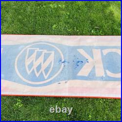 HUGE Vintage 1970's It's BUICK For'74 Gas Oil Sign Cloth Canvas Banner 19.5 HUGE Vintage 1970's It's BUICK For'74 Gas Oil Sign Cloth Canvas Banner 19.5
