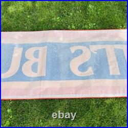 HUGE Vintage 1970's It's BUICK For'74 Gas Oil Sign Cloth Canvas Banner 19.5 HUGE Vintage 1970's It's BUICK For'74 Gas Oil Sign Cloth Canvas Banner 19.5