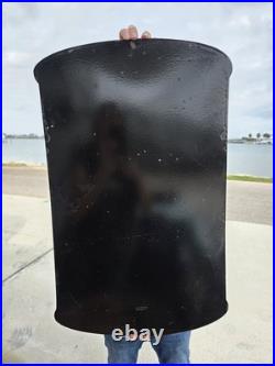 Huge Vintage 1947 Mobiloil Aero Can Porcelain Sign Mobilgas 29.5 X 18.5