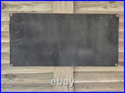 Huge Vintage Plymouth Parts And Service Roadrunner Porcelain Sign 30 X 15