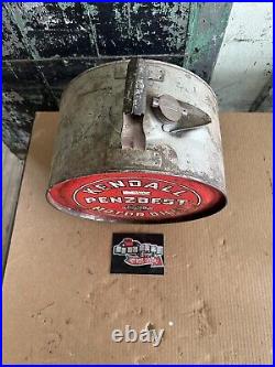 Kendall Motor Oil Penzbest Rocker Can 5 Gallon Vintage Man Cave Petroliana