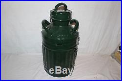 Large Vintage 1920's Sinclair 5 Gallon Embossed Metal Oil Gas Can Sign