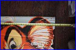 Large Vintage Humble Oil Esso Tiger Advertising Sign Lentcular Winking Eye Rare