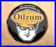 Large Vintage Oilzum Motor Oils Porcelain Metal Sign 16 Hydraulic Fluids Lube