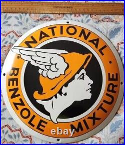 Mint Porcelain Gas & Oil Sign Vintage Mint Porcelain Gas & Oil Sign Vintage